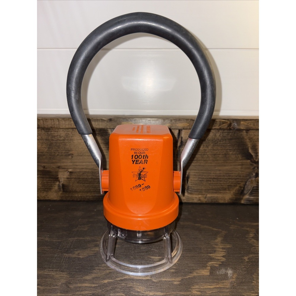 Santa Fe Railroad Lantern Orange Starlite 222 Lantern Great Condition